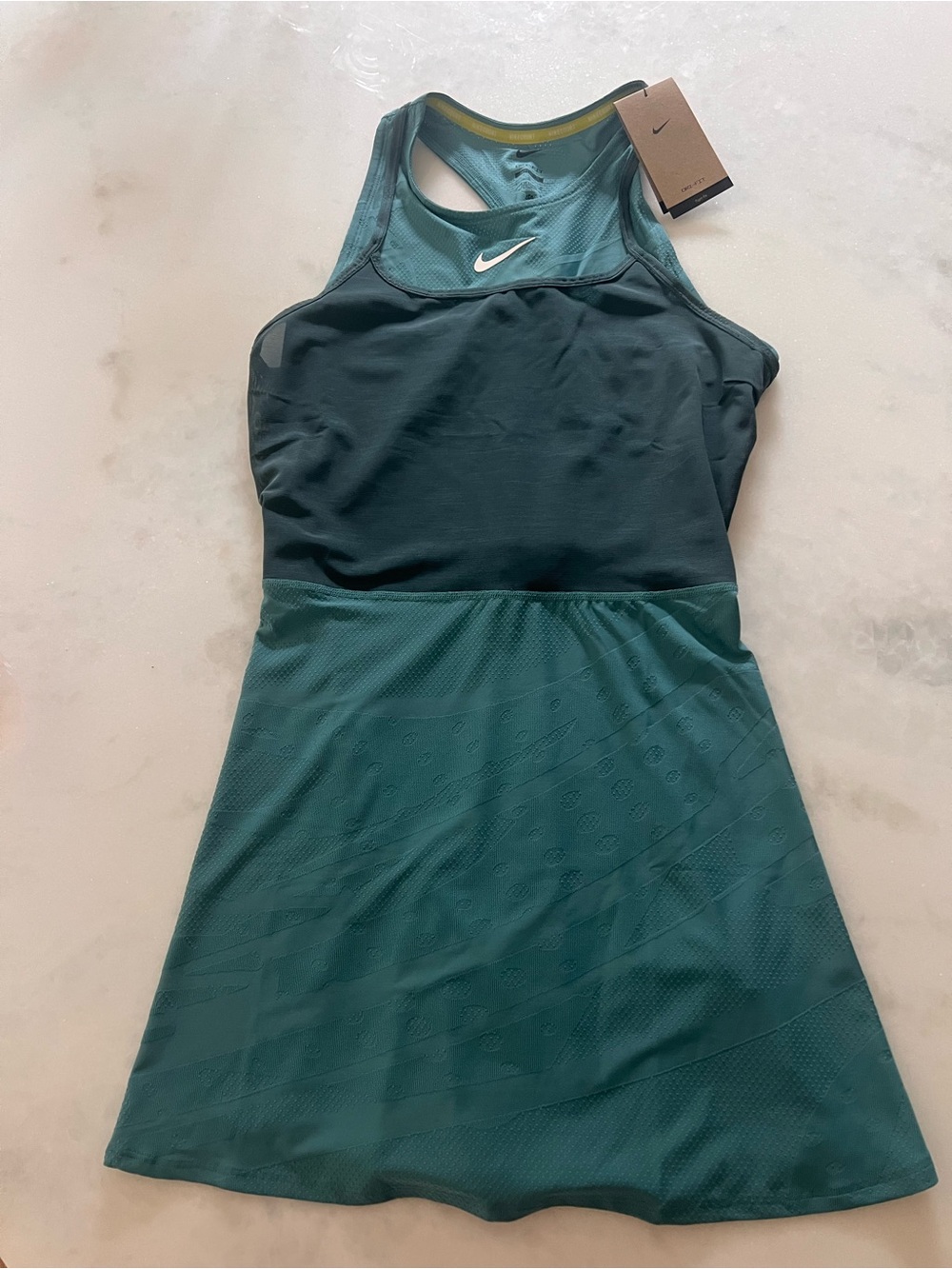 Nike Women’s Teal Two-Tone Athletic Mini Dress